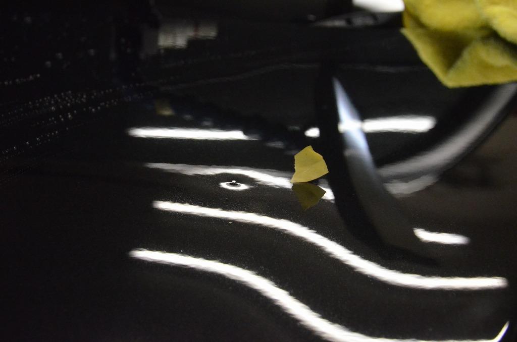 衝撃点（傷）が”ポチッ”っと・・・残ります( ;∀;)